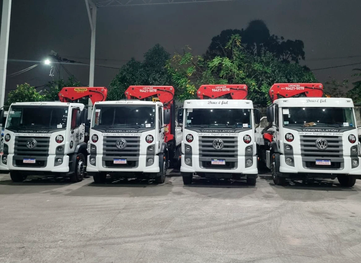 Serviço executado: Locação de Caminhões Munck no Rio de Janeiro